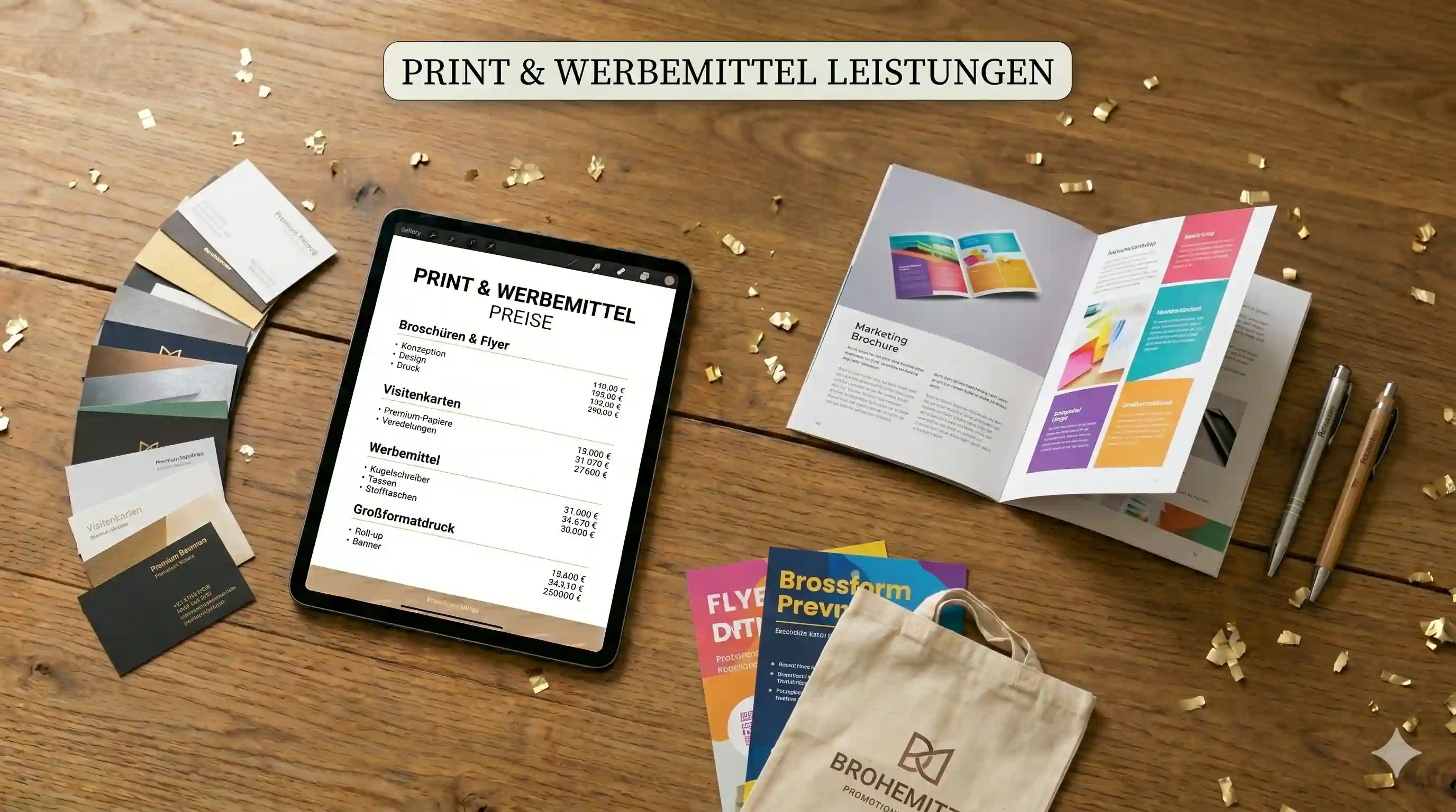 Professionelle Gestaltung von Druckmedien und Werbemitteln von Westkamp Media